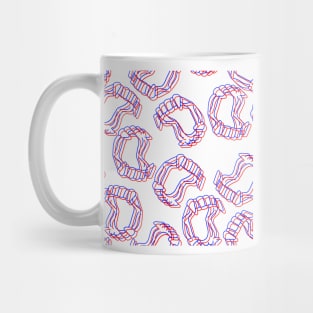 Retro Vampire Fangs Mug